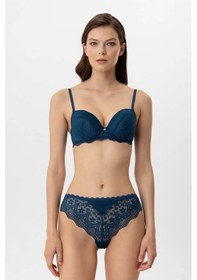 Resim Pierre Cardin Lingerie Push Up Regular Sütyen Mavi 