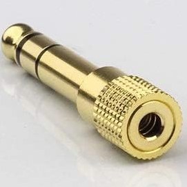 Resim TD2 Kablo Jak Dönüştürücü - Jack Çevirici erkek 6.5mm - dişi 3.5mm 