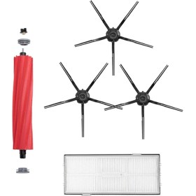 Resim Roborge Roborock S7 Max V Robot Süpürge Uyumlu 5'li Yedek Parça Seti 