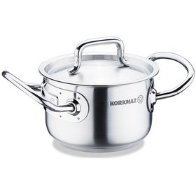 Resim Korkmaz Proline Gastro Satin Tencere 14x9 Cm 