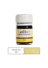 Resim Artdeco Metalik Kumaş Boyası 223 Sarı 