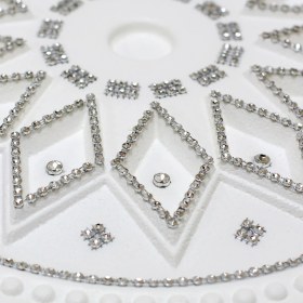 Resim Osmanlı Baklava Desenli Stropiyer Taşlı Tavan Lamba Göbeği 