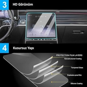 Resim Toyota ile uyumlu Corolla 2023 2024 2025 2026 Model Gösterge Panel 9H Nano Ekran Koruyucu 