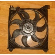 Resim Hyundai Santa Fe 01/05 Radyatör Fan Davlumbazı Komple 2.0crdı/2.4 16v/2.7 V6 7 Kanat Tyg 
