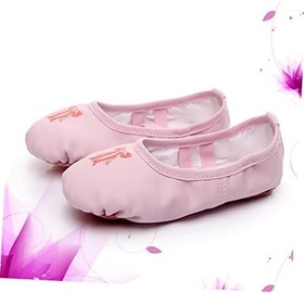 Resim SAFIGLE 1 Çift Çocuk Dans Ayakkabıları Bale Dans Ayakkabıları Taban Bale Ayakkabısı Çocuklar Için Bale Ayakkabıları Bale Terlik 