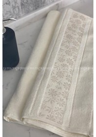 Resim Blossom El-yüz Havlusu 4 Adet-krem-mürdüm Karışık 