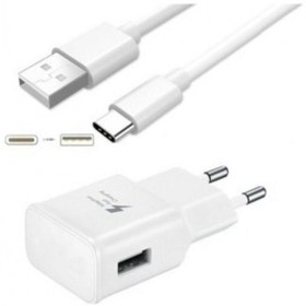 Resim Pell Samsung Galaxy Note 8 Şarj Cihazı Type c Kablo Adaptör 