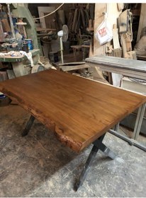 Resim Bintaşmobilya Doğal Kütük Ağaç Masa 