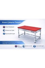 Resim sc sonsesconcept Polietenli Çalışma Tezgahı, Krom , Paslanmaz 
