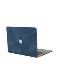 Resim Apple Uyumlu MacBook Air Kılıf 13 İnç Kaplama Fabric01 Kumaş Eski Usb'li Model 2010-2017 A1369 A1466 İle Lacivert 