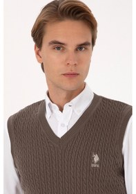 Resim U.s. Polo Assn. Erkek Vizon Süveter 50318160-vr052 Vızon 