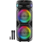 Resim Sunix 60w 12v/4500 Mah Çift Mikrofonlu 30x2 Woofer 110 Cm Bluetooth Hoparlör Bts-80s 