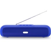 Resim New Rixing Newrixing NR-2027FM Tws Soundbar Mobil Telefon Tutucu ve Anten (Mavi) ile Bluetooth Hoparlör (Yurt Dışından) 
