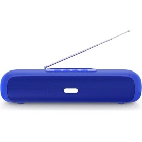 Resim New Rixing Newrixing NR-2027FM Tws Soundbar Mobil Telefon Tutucu ve Anten (Mavi) ile Bluetooth Hoparlör (Yurt Dışından) 