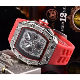 Resim 2xudc C06 Moda Fabrika Doğrudan Satış Kişiselleştirilmiş Kare Pırlanta Kuvars Saatler, Yüksek Kaliteli Özel Logo Saatler (Yurt Dışından) 