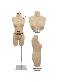 Resim Profesyonel 38beden İğne Batabilen Göğüs Kup Dikiş Terzi Mankeni, 