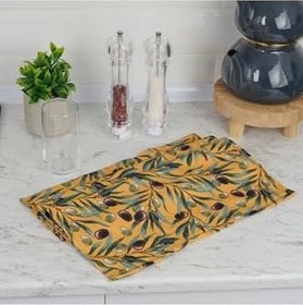 Resim Soft Olive Mutfak Havlusu - Hardal - 40X66 Cm 