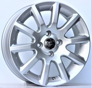 Resim R1 Wheels 15 inç 4*100 ET35 Metalik Gri Jant Takımı (J-227) 