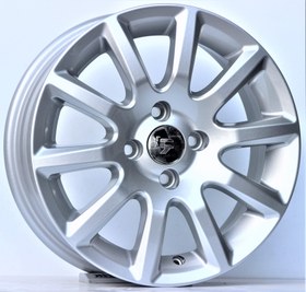 Resim R1 Wheels 15 inç 4*100 ET35 Metalik Gri Jant Takımı (J-227) 