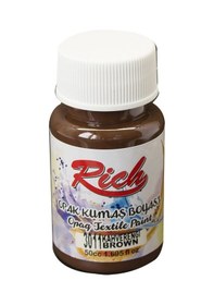 Resim Rich Akrilik Kumaş Boyası 3011 Kahverengi 50 Cc. 