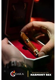 Resim Caka Lighter Rex Harmony Kahve Benzinli Çakmak - Ckl-080 