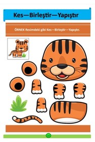 Resim Enine Boyuna Eğitim Kes-yapıştır Birleştir (laminasyonlu - Sert) 