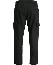 Resim Jack & Jones Jack Jones Erkek Rahat Kargo Pantolon 12282874 Siyah 