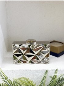 Resim Nurkaraca 25y9773 Metal Kasalı Abiye El Çantası Kadın 18x11cm 