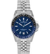 Resim Jacques Lemans 1-2205ı Lıverpool Dıver Erkek Kol Saati Gümüş - Mavi 