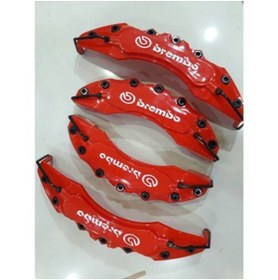 Resim Brembo Kırmızı Plastik Kaliper Kapağı 4 Lü 