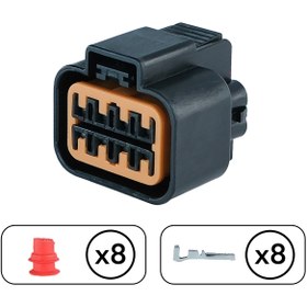 Resim Soketsan Far Soketi 8 Pin Kablosuz 