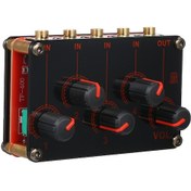 Resim Ximistore9 4 Yollu Stüdyo Mikseri - 4 Giriş 1 Çıkış Stereo Ses Birleştirici - Avrupa Standartı 10.1" 