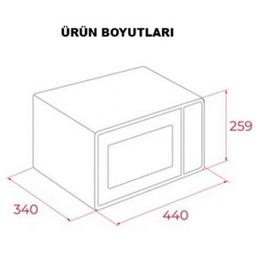 Resim Teka MWE FS20 G WH 20L Beyaz Grill Mikrodalga Fırın – 700W, 8 Program, Çözme Fonksiyonu 