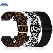 Resim Sunshine022 3lü Paket 22mm Kadın Esnek Nylon Spor Kolay Çıkarılır Saat Kayışı 