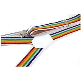 Resim Dwoy Gökkuşağı Unisex Pantolon Askısı Çok Renkli 