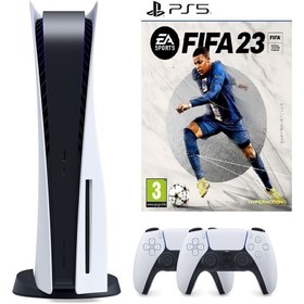 Resim Sony Playstation 5 ( Ithalatçı Garantili) +2. Dualsense Kol + Ps5 Fifa 23 