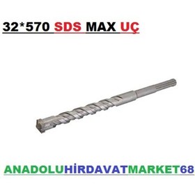 Resim 32*570 Sds Max Kırıcı Delici Ucu Beton Delici Duvar Delici Uç 