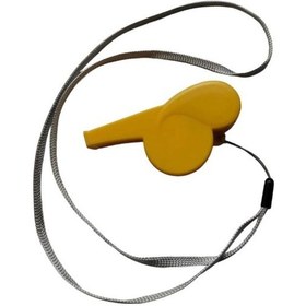 Resim Çok Amaçlı Fonksiyonlu Düdük Aydınlatmalı Deprem Düdüğü Farklı Renklerde Sarı 