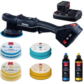 Resim Rupes Ibrid HLR15 Kit – Çift Bataryalı Orbital Polisaj Makinesi Seti 