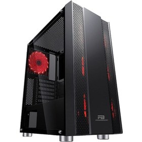 Resim Power Boost VK-G3403S 650W 80+ Mesh Panel Kırmızı Fan Kasa 