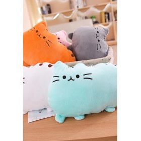 Resim Ecrou Cute Cat Peluş – Mavi (25 cm) 