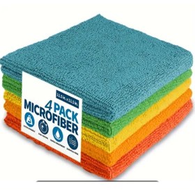 Resim ALİNA HOME 4 Lü mikrofiber temizlik bezi 