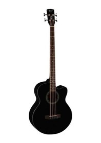 Resim Cort Sjb5f-bkw Elektro Akustik Bas Gitar Çantalı Super Jumbo Ka 