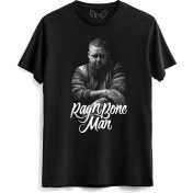 Resim Alfa Tshirt Rag'n'bone Man Resimli Baskılı Çocuk Siyah Tshirt 