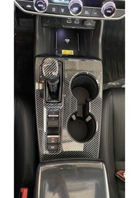 Resim Autogp Honda Civic Uyumlu Vites Konsol Kaplaması Karbon 2022+ Cmhc22vkk-ca 