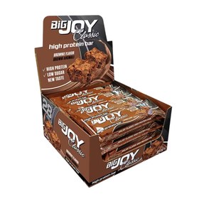 Resim BİGJOY Classic High Protein Bar Brownie 45g x 16 Adet 