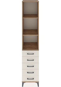 Resim Hyperion Dolap 3 Raflı 5 Çekmeceli 44x44x221 Çam-aytaşı Atlas Çam 