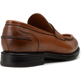 Resim Deery Erkek Taba Renk Hakiki Deri Klasik Loafer Ayakkabı - 02025MTBAC01 