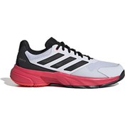 Resim Adidas Courtjam Control 3 M Erkek Tenis Ayakkabısı Ih3092 Beyaz Beyaz 