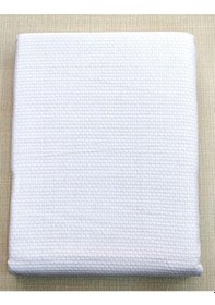 Resim Lapenya Lüks Çift Kişilik Bal Peteği Pamuk Pike (200X240)-Beyaz 